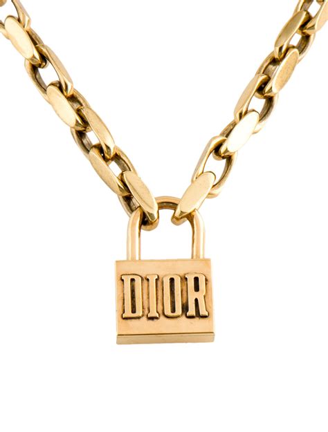 padlock dior lock necklace|Dior lock necklace lisa rinna.